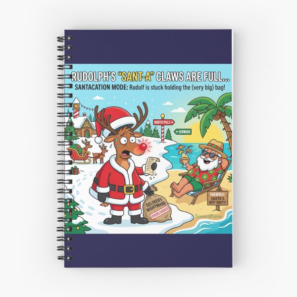 Item preview, Rudolph Sant-A Claws Are Full Funny Christmas designed and sold by SmartPuns.