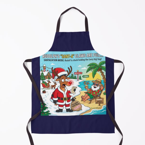 Item preview, Rudolph Sant-A Claws Are Full Funny Christmas designed and sold by SmartPuns.