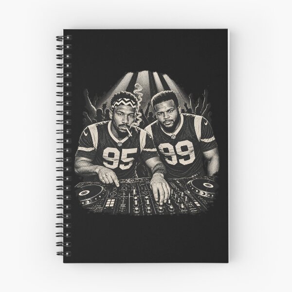 Item preview, Myles Garrett And Aaron-Donald DJ Duo Smoking Funny designed and sold by HollyHalls.