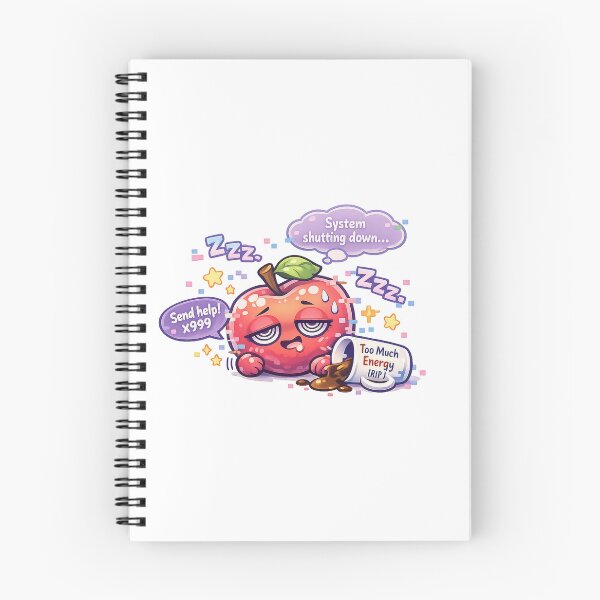 Item preview, System Shutting Down – Pastel Kawaii Apple Burnout  designed and sold by Sommium .