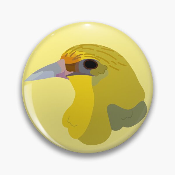 Item preview, CBS Sticker - Female Golden Babbler designed and sold by ClumsyPillbug.