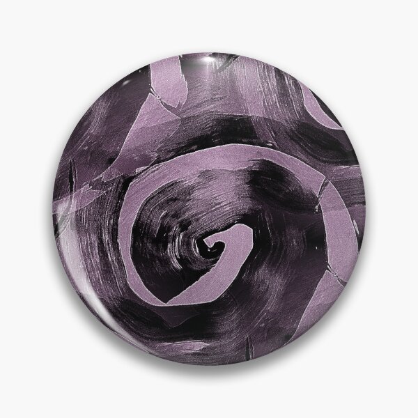 Item preview, Retro Circle Swirl in Black and Mauve designed and sold by Artistestella.