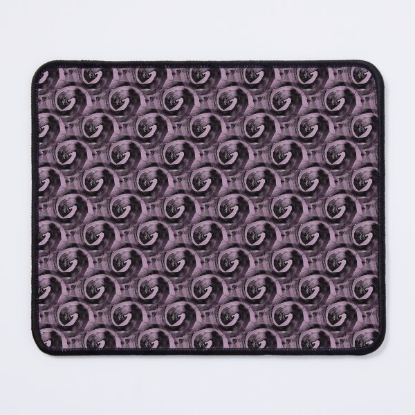 Item preview, Retro Circle Swirl in Black and Mauve designed and sold by Artistestella.