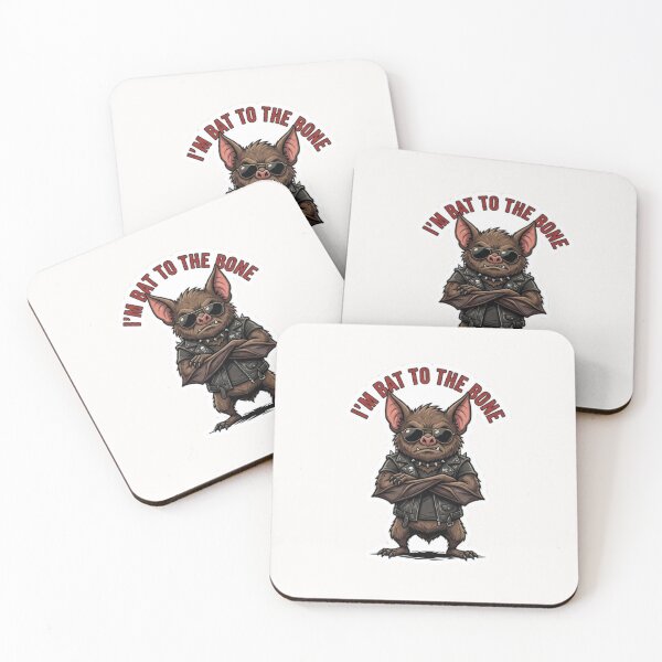 Item preview, I’m Bat to the Bone Halloween Bat Sticker designed and sold by Cerys-GS.