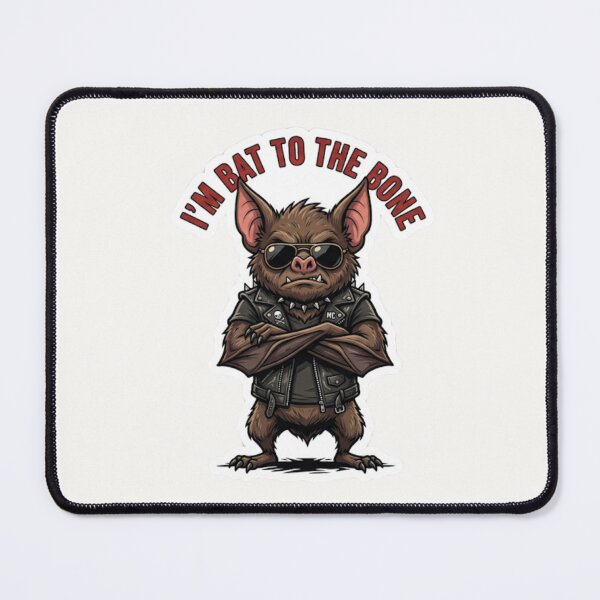 Item preview, I’m Bat to the Bone Halloween Bat Sticker designed and sold by Cerys-GS.