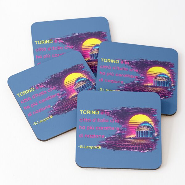 Item preview, Turin Leopardi Vaporwave Sabaude Quotes designed and sold by Torinostalgia.
