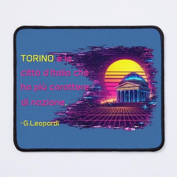 Item preview, Turin Leopardi Vaporwave Sabaude Quotes designed and sold by Torinostalgia.
