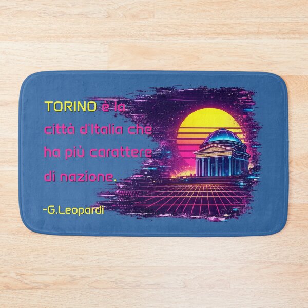Item preview, Turin Leopardi Vaporwave Sabaude Quotes designed and sold by Torinostalgia.