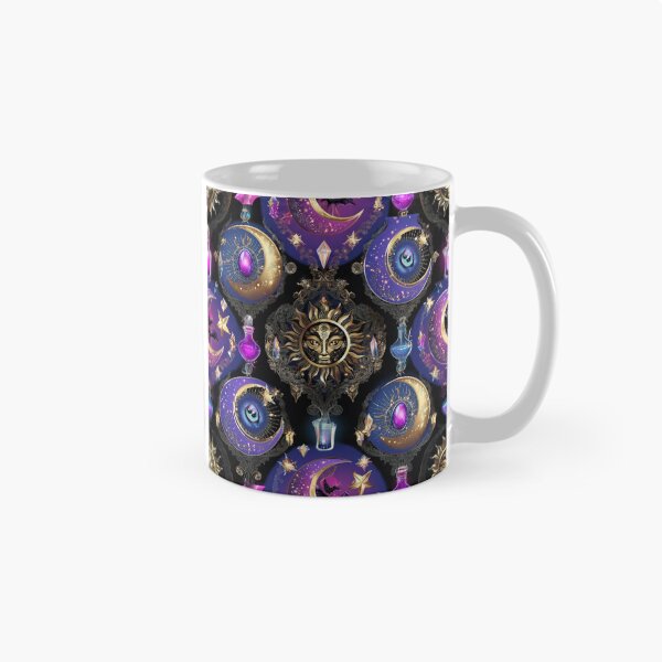 Item preview, Gothic Celestial Alchemy: Mystical Halloween Seamless Pattern designed and sold by Dream Bloom Gallery.