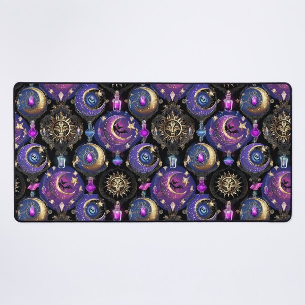 Item preview, Gothic Celestial Alchemy: Mystical Halloween Seamless Pattern designed and sold by Dream Bloom Gallery.