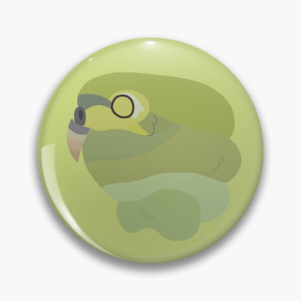 Item preview, CBS Sticker - Female Orange Bellied Parrot designed and sold by ClumsyPillbug.