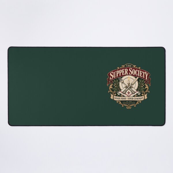 Item preview, The Supper Society Vintage Dining Club Emblem designed and sold by goldzilla.studio.