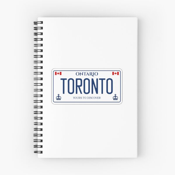 Item preview, Toronto Ontario Canada License Plate Design designed and sold by Aesthetic Atlas.