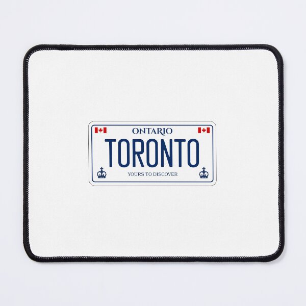 Item preview, Toronto Ontario Canada License Plate Design designed and sold by Aesthetic Atlas.