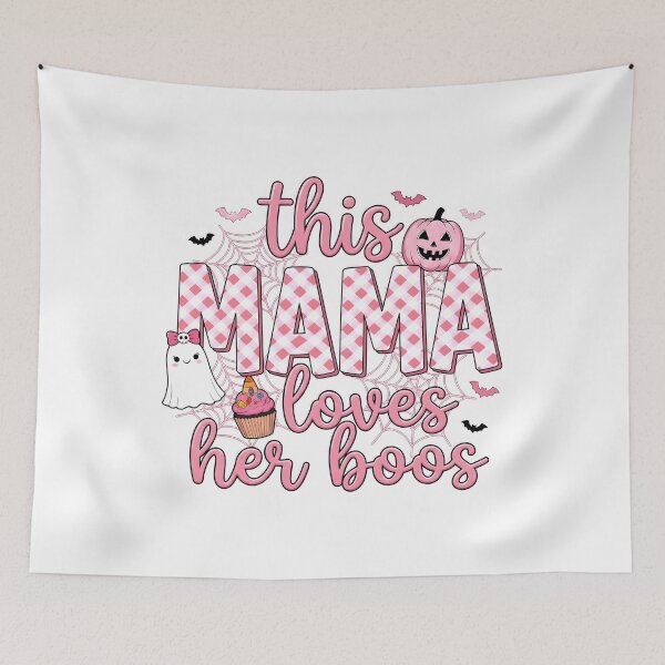 Item preview, This Mama Loves Her Boos Halloween Mom designed and sold by KroghDs.