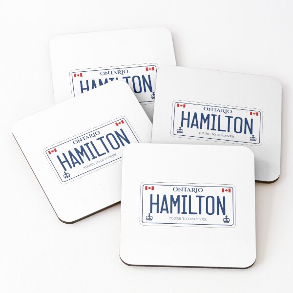 Item preview, Hamilton Ontario Canada License Plate Design designed and sold by Aesthetic Atlas.