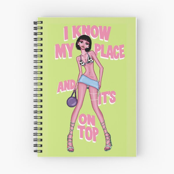 Item preview, Y2K IT girl poster - pink, cow print & feminine wall art designed and sold by almostastick.