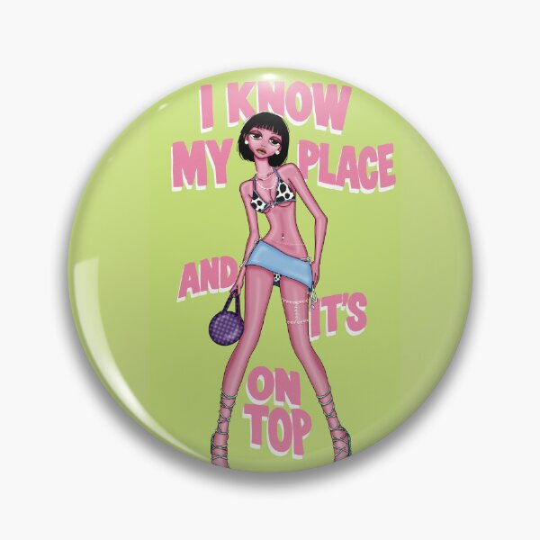Item preview, Y2K IT girl poster - pink, cow print & feminine wall art designed and sold by almostastick.