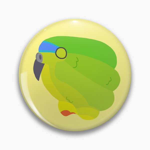 Item preview, CBS Sticker - Male Orange Bellied Parrot designed and sold by ClumsyPillbug.
