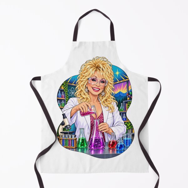 Item preview, In Science - and Dolly - We Trust | Colourful Dolly Parton Lab Art designed and sold by Hell-phaba.