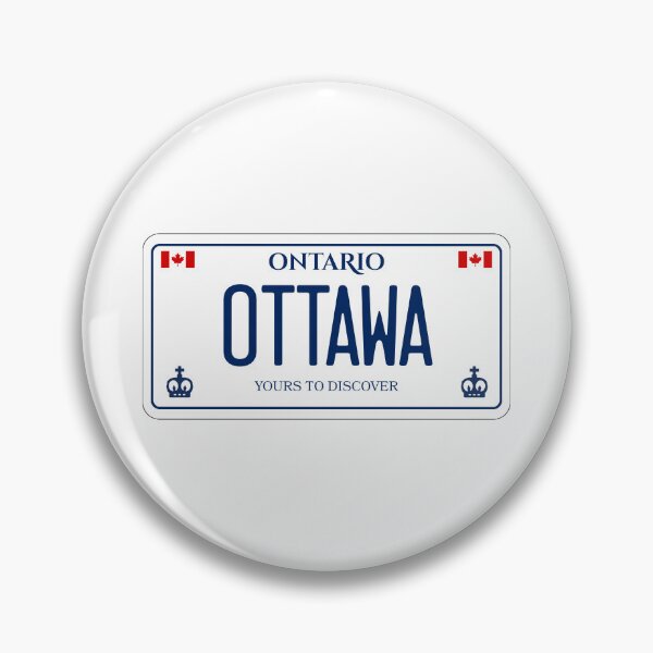 Item preview, Ottawa Ontario Canada License Plate Design designed and sold by Aesthetic Atlas.