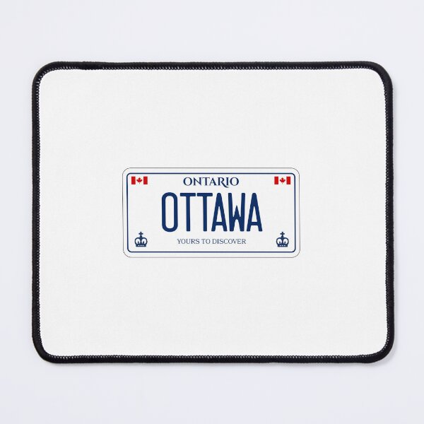 Item preview, Ottawa Ontario Canada License Plate Design designed and sold by Aesthetic Atlas.