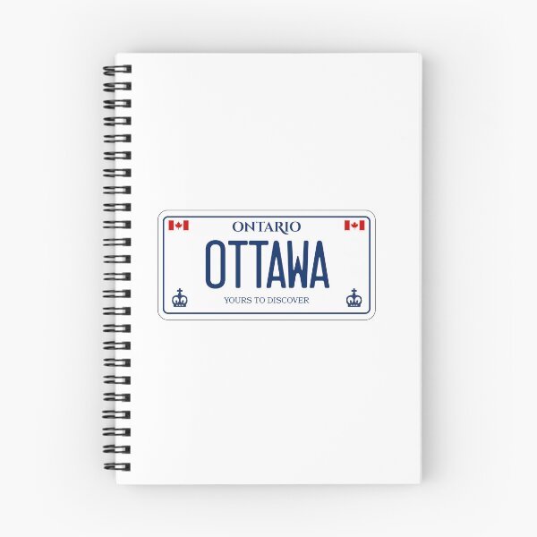 Item preview, Ottawa Ontario Canada License Plate Design designed and sold by Aesthetic Atlas.