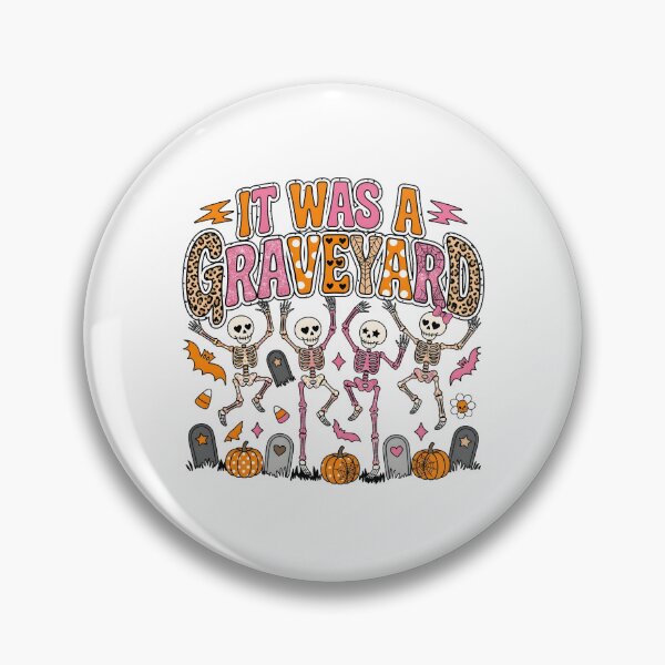 Item preview, Pink Graveyard Smash Halloween Skeletons designed and sold by KroghDs.