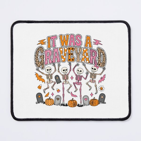 Item preview, Pink Graveyard Smash Halloween Skeletons designed and sold by KroghDs.