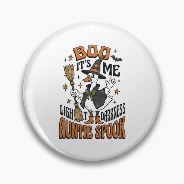 Item preview, Boo Its Me Auntie Spook Witch Duck Halloween designed and sold by KroghDs.