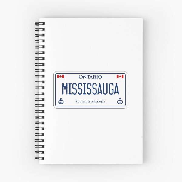 Item preview, Mississauga Ontario Canada License Plate Design designed and sold by Aesthetic Atlas.