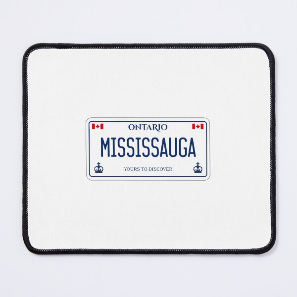 Item preview, Mississauga Ontario Canada License Plate Design designed and sold by Aesthetic Atlas.
