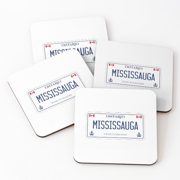 Item preview, Mississauga Ontario Canada License Plate Design designed and sold by Aesthetic Atlas.