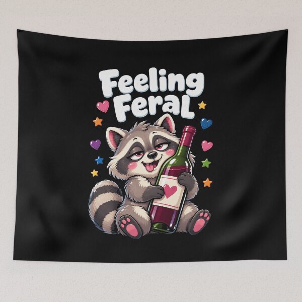 Item preview, Wine Lover Feeling Feral Wine Tasting designed and sold by LuminOrb.