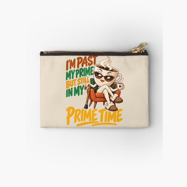 Item preview, Senior Coffee Humor Prime Time designed and sold by PunchDrop.