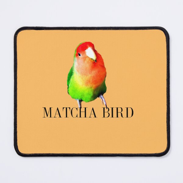 Item preview, Orange green Lovebird, Matcha latte, Matcha Lover, Matcha tea designed and sold by DiensDesign.