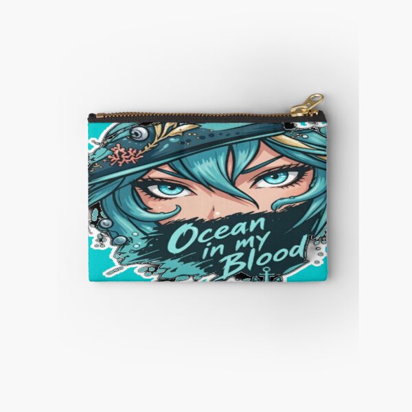 Item preview, Ocean In My Blood Anime Pirate Eyes Art designed and sold by FABIOLA1970.
