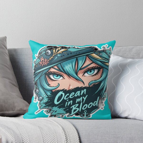 Item preview, Ocean In My Blood Anime Pirate Eyes Art designed and sold by FABIOLA1970.