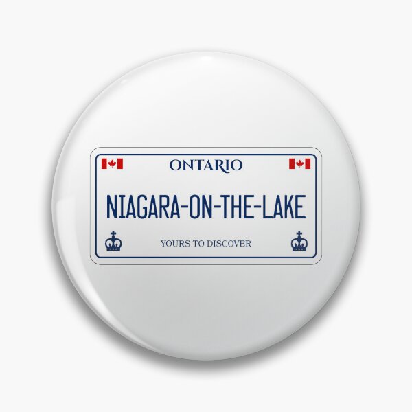 Item preview, Niagara-on-the-Lake Ontario Canada License Plate Design designed and sold by Aesthetic Atlas.