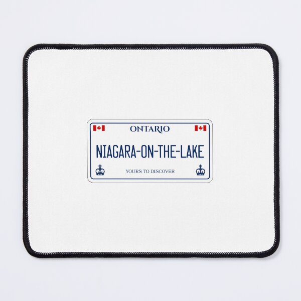 Item preview, Niagara-on-the-Lake Ontario Canada License Plate Design designed and sold by Aesthetic Atlas.