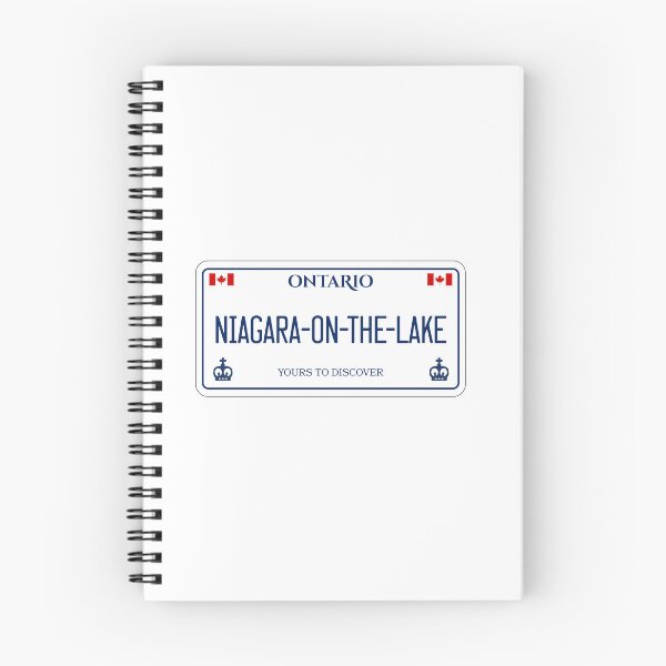 Item preview, Niagara-on-the-Lake Ontario Canada License Plate Design designed and sold by Aesthetic Atlas.