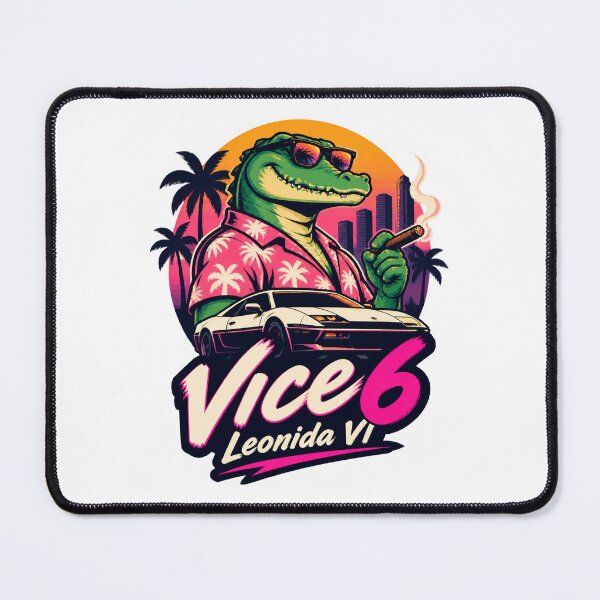 Item preview, Vice Leonida VI Vintage Style Game Poster Art designed and sold by Milk McLactose.