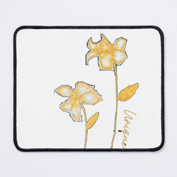 Item preview, Abstract gold flowers designed and sold by Oasis-studios.