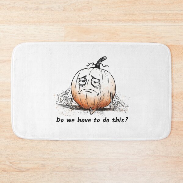 Item preview, Halloween Burnout Pumpkin – Do We Have to Do This? | Funny Halloween designed and sold by FMproject.