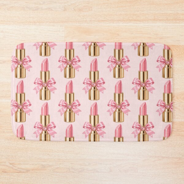 Item preview, Pink Bow Lipstick Sticker | Glam Coquette Beauty Aesthetic | Cute Makeup designed and sold by StickyDelights.