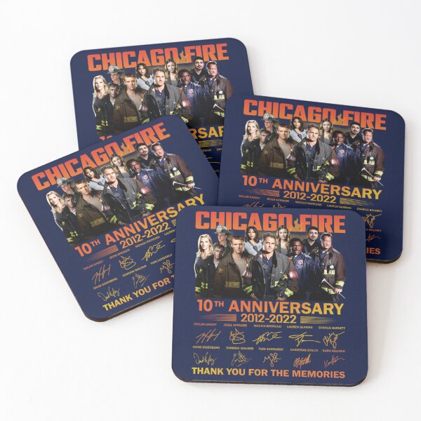 Item preview, Chicago Fire 10th Anniversary 2012-2022 Thank You For The Memories Signatures    designed and sold by Shinyjukata.