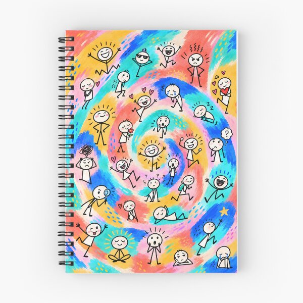 Item preview, Colorful Spiral of Human Emotions designed and sold by Qenlo.