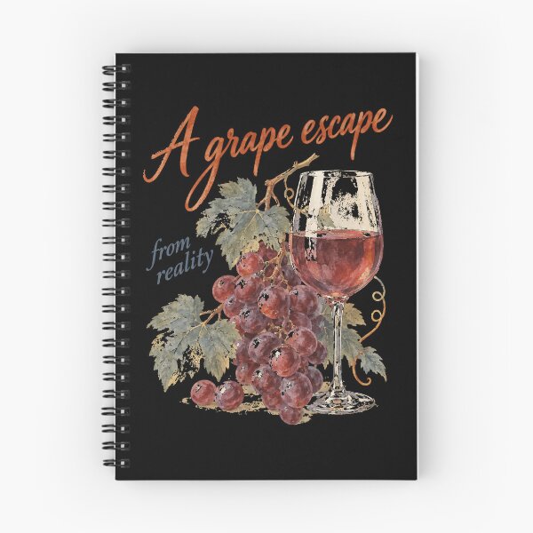 Item preview, Wine Lover A Grape Escape Red Wine designed and sold by LuminOrb.