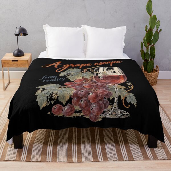 Item preview, Wine Lover A Grape Escape Red Wine designed and sold by LuminOrb.