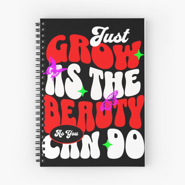 Item preview, Just Grow As The Beauty As You Can Do T-Shirt | Butterfly Quote Graphic Tee | Retro Positive Streetwear Shirt designed and sold by vec4u.